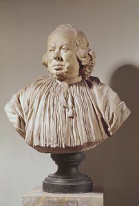 Canon Alexandre-Gui Pingre（1711-96）（テラコッタ）のポートレートバスト
